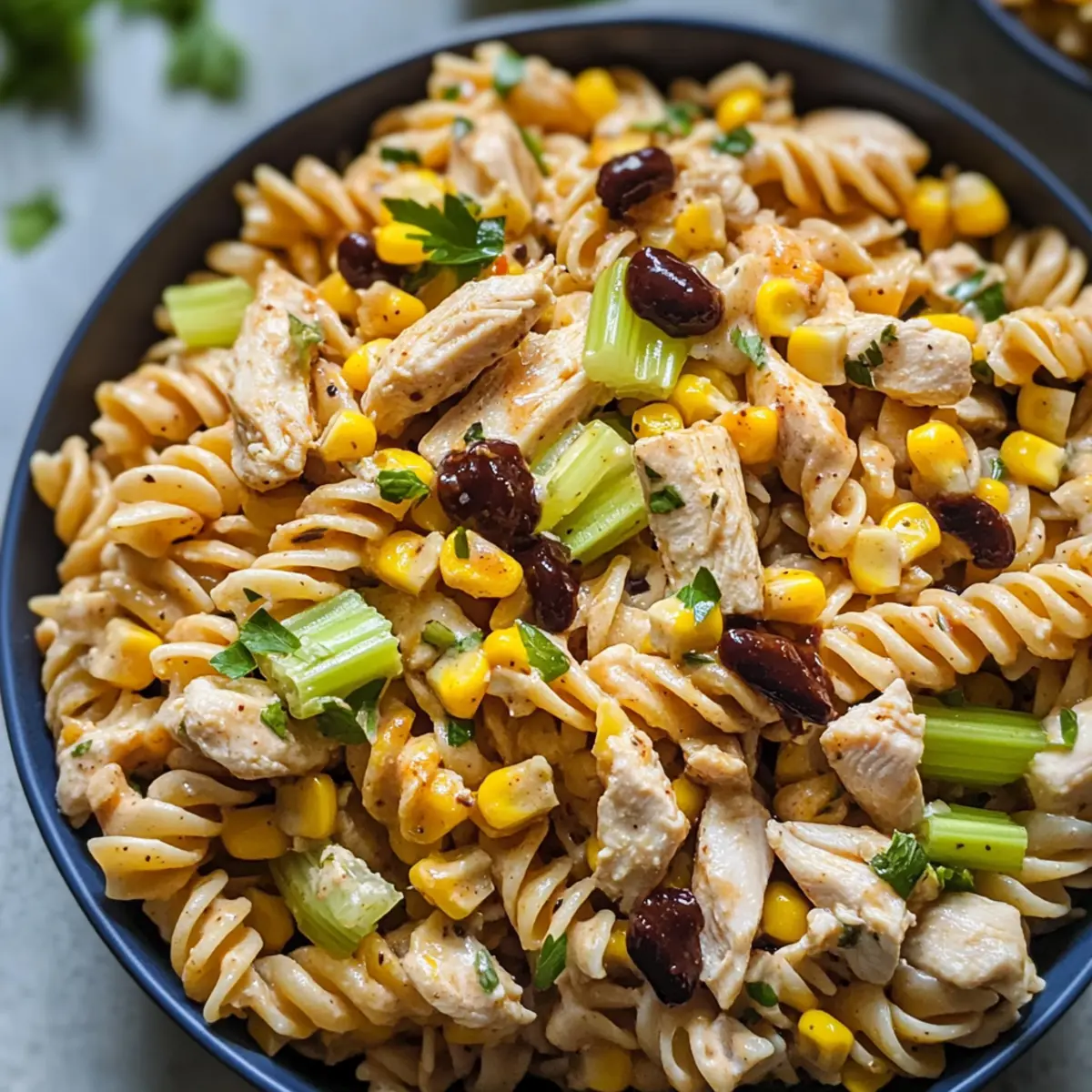 BBQ Chicken Pasta Salad