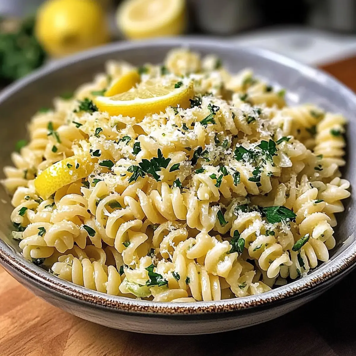 Lemon Parmesan Pasta Salad