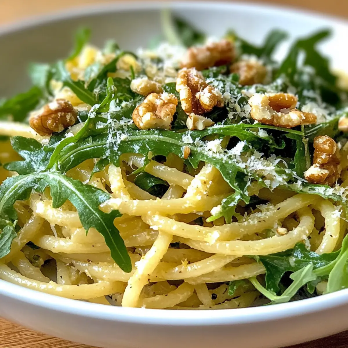 Lemon Arugula Pasta Salad