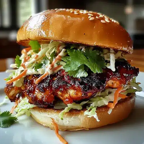 Korean BBQ Chicken Sandwich