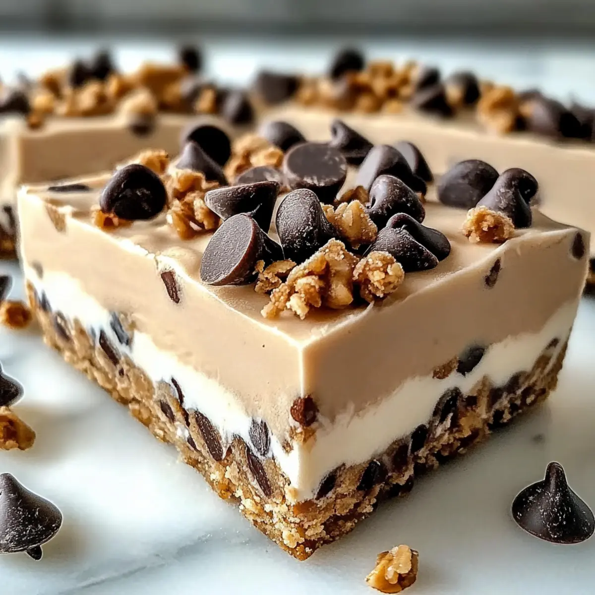 Peanut Butter Frozen Yogurt Bars