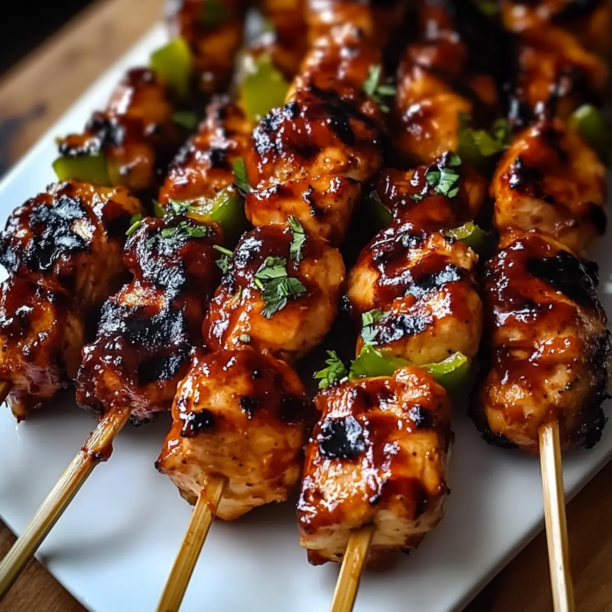 BBQ Chicken Skewers