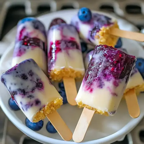 Blueberry Cheesecake Pops