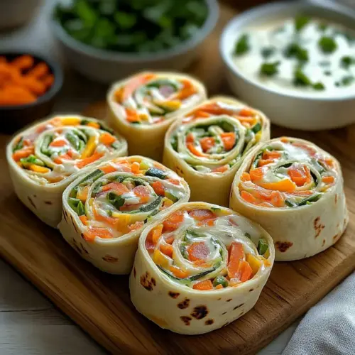 Vegetable Tortilla Roll Ups