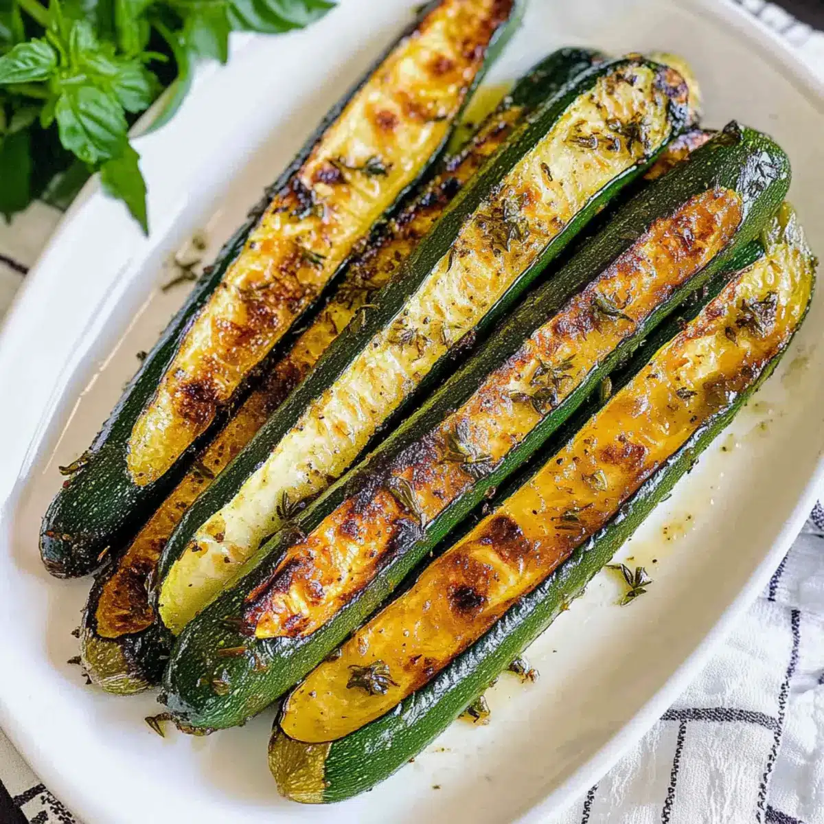 Roasted Zucchini