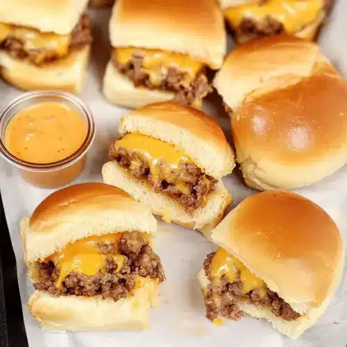 mini cheeseburger sliders