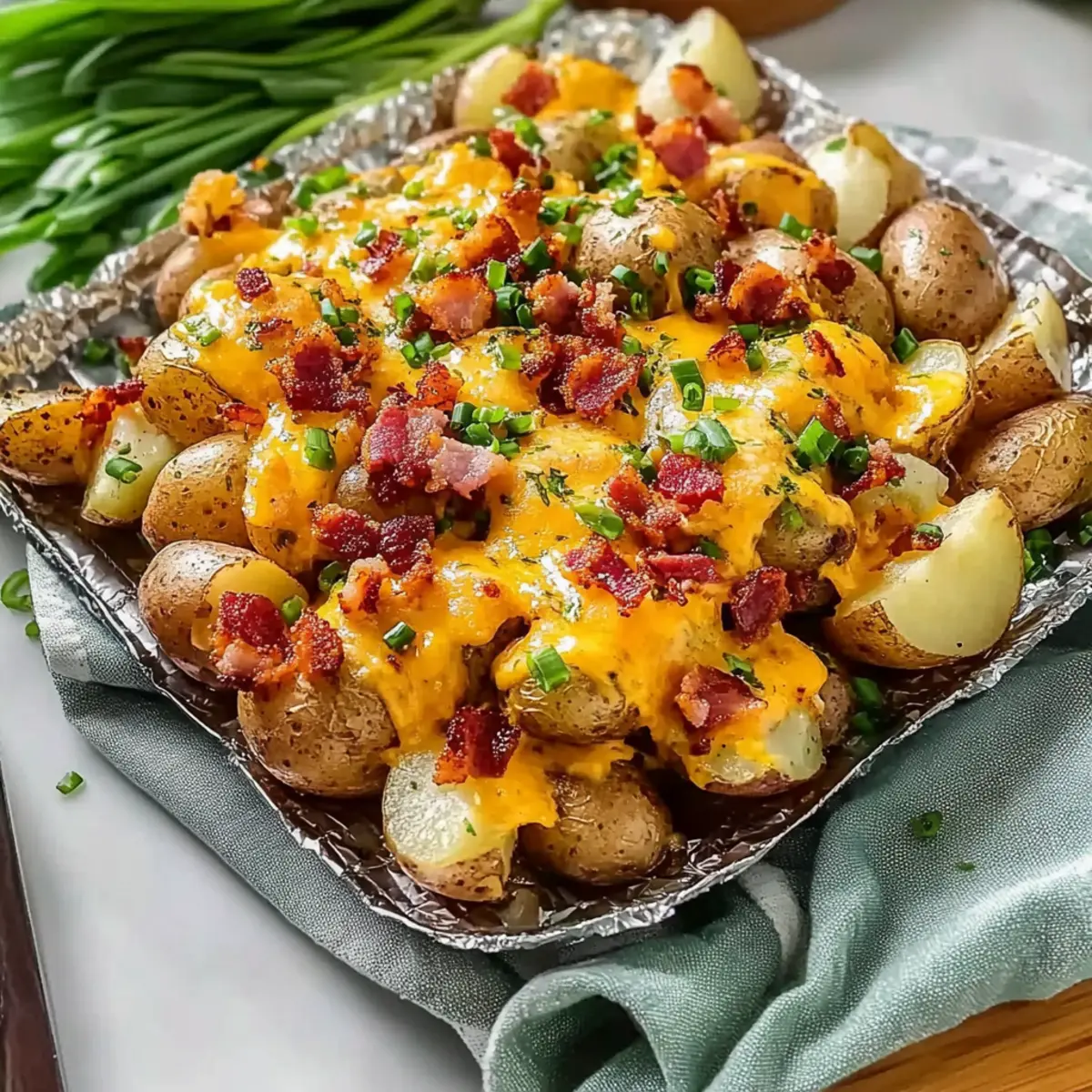 Grilled Ranch Potatoes