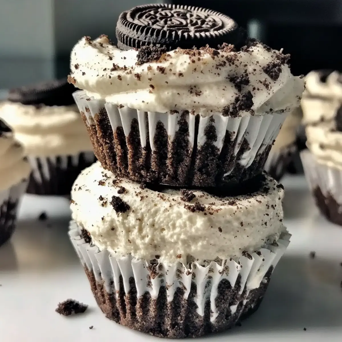 Healthy No-Bake Oreo Cheesecake Bites