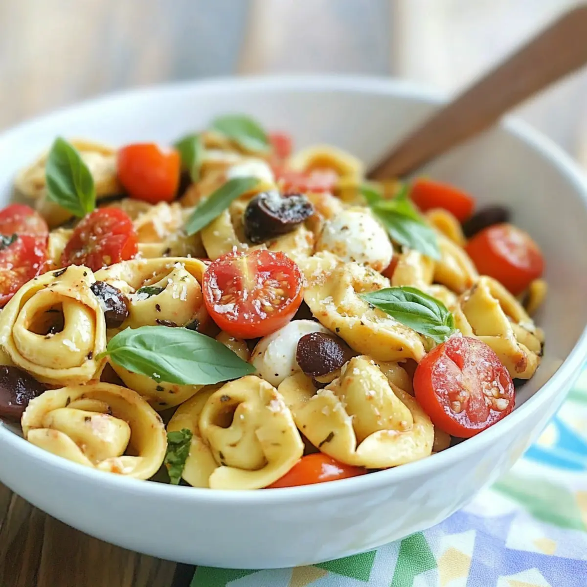 Roasted Red Pepper and Parmesan Tortellini Salad