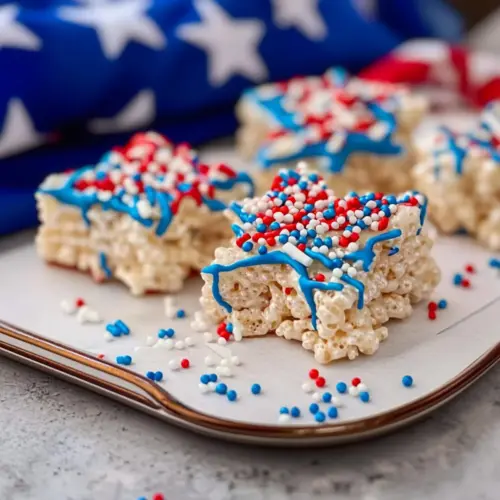 4th of July Rice Krispie Treats