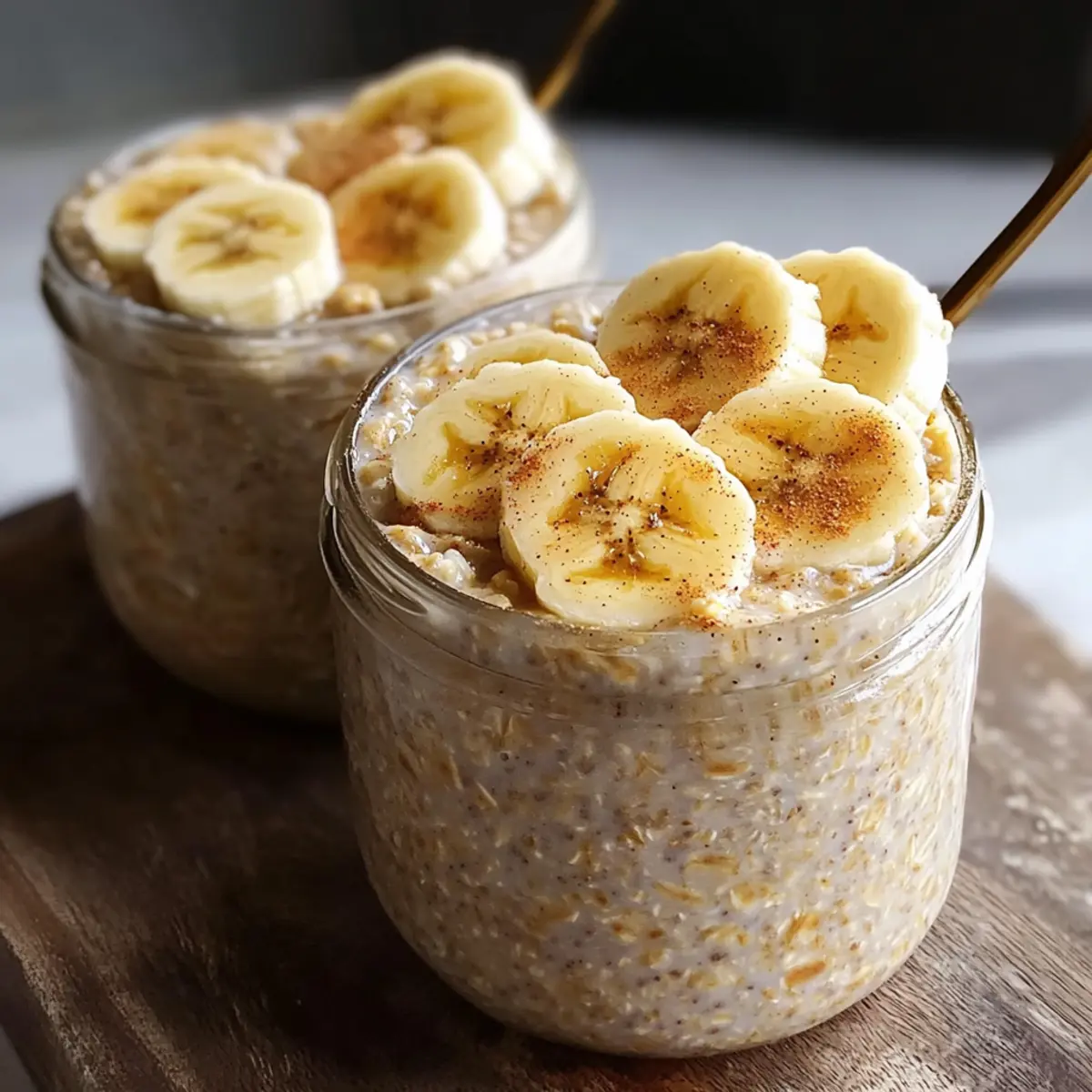 Banana Cinnamon Overnight Oats