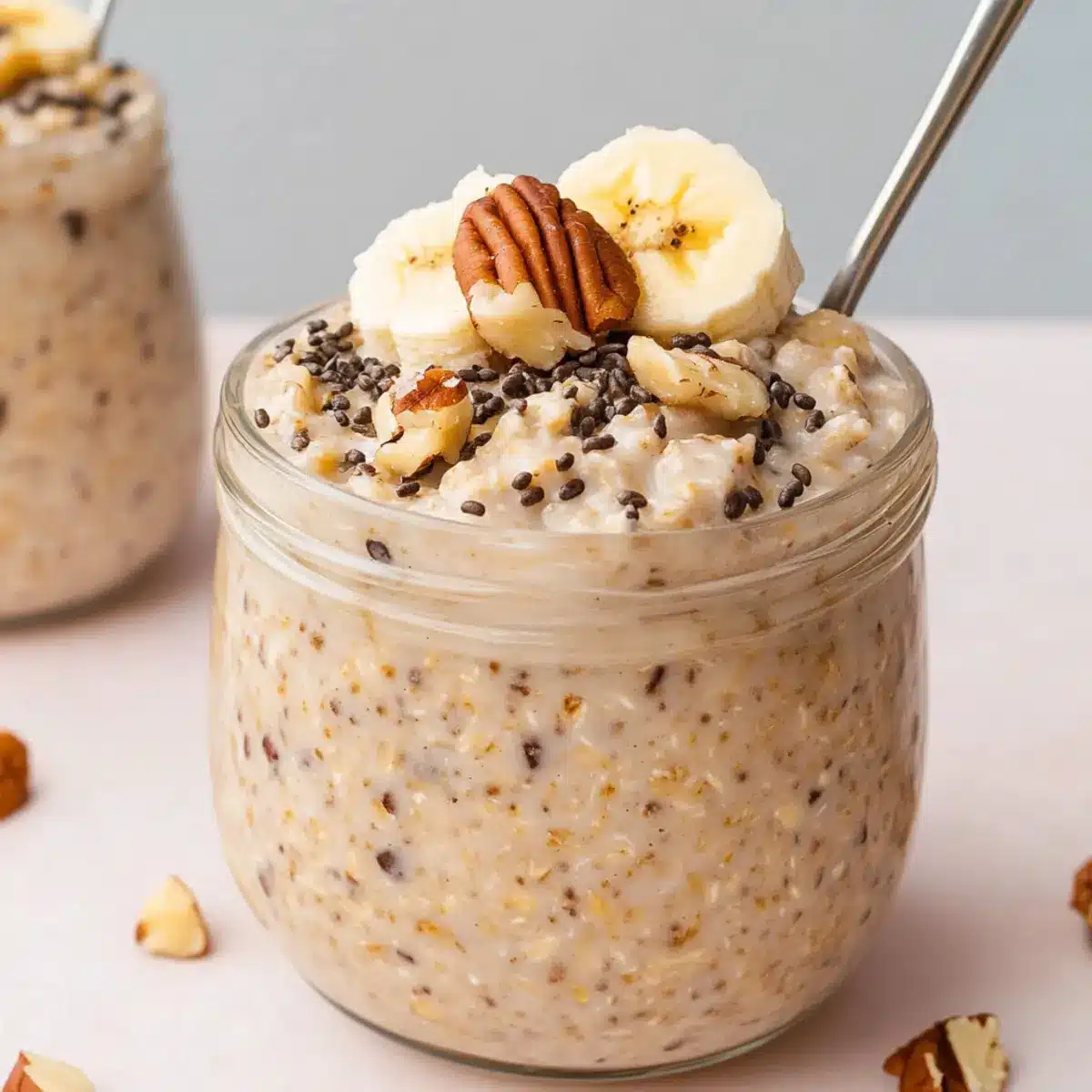 Banana Bread Overnight Oats