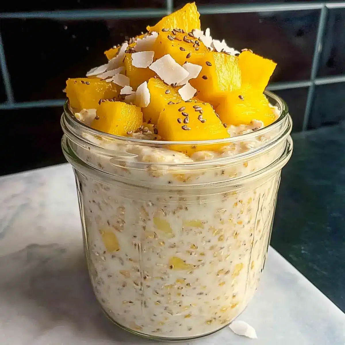 Canned Pineapple Overnight Oats
