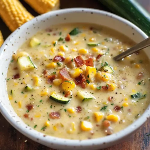Summer Corn and Zucchini Chowder