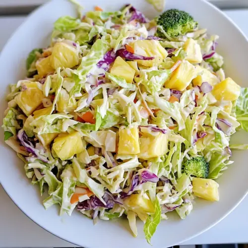 Pineapple Coleslaw