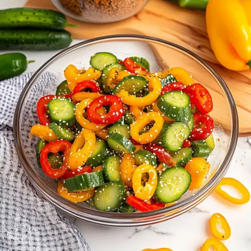 Cucumber and Sweet Pepper Salad