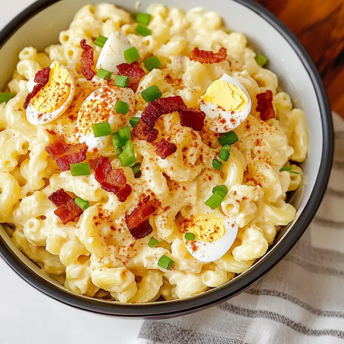Deviled Egg Pasta Salad
