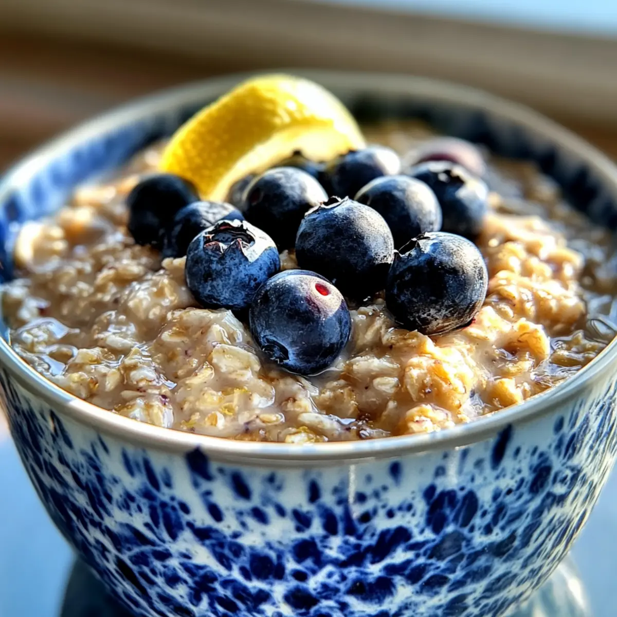 Lemon Blueberry Overnight Oats