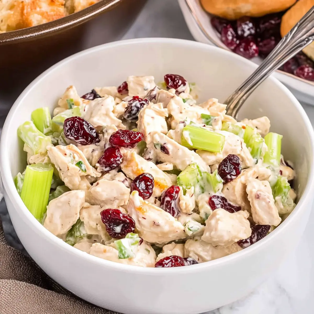 Chicken Salad with Cranberries