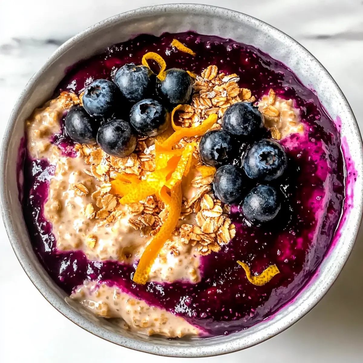 Blueberry Pie Overnight Oats