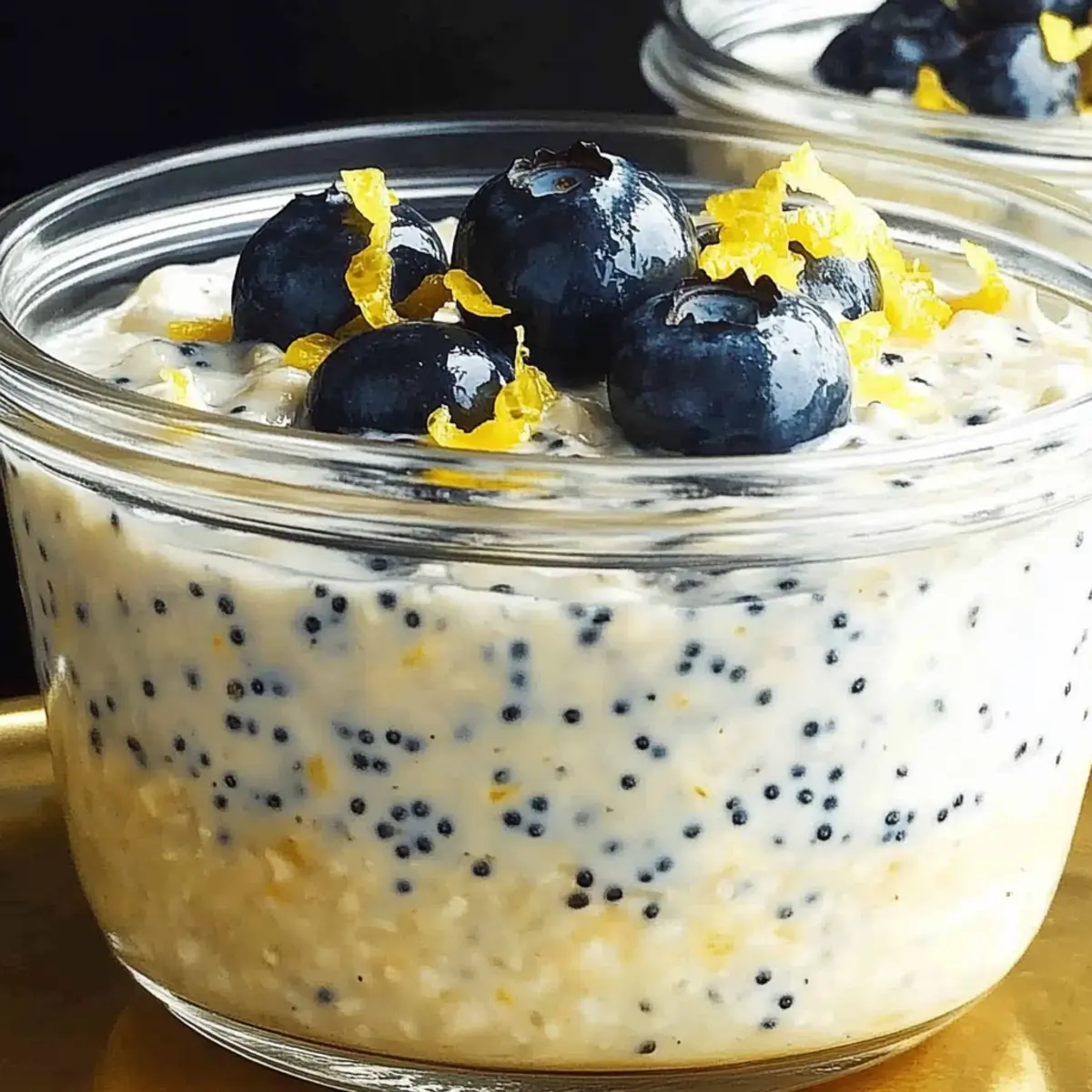 Lemon Poppy Seed Overnight Oats