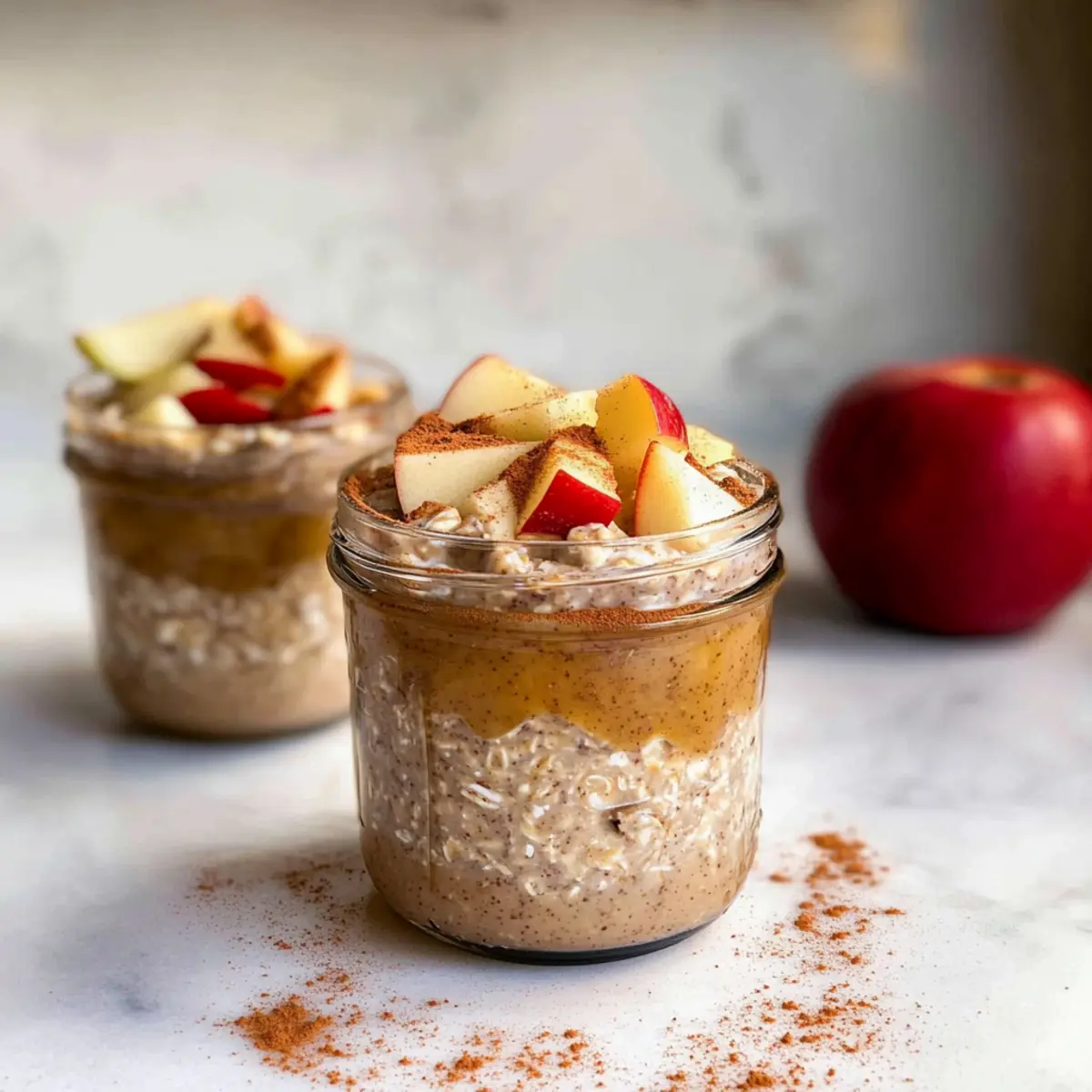 Apple Cinnamon Overnight Oats