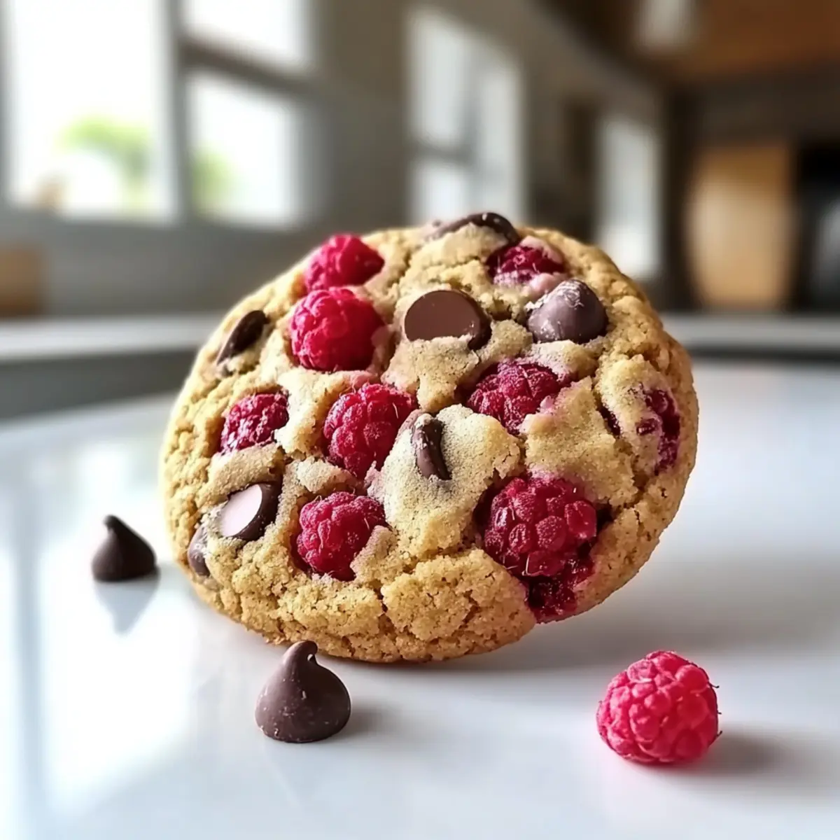 Raspberry Chocolate Chip Cookies